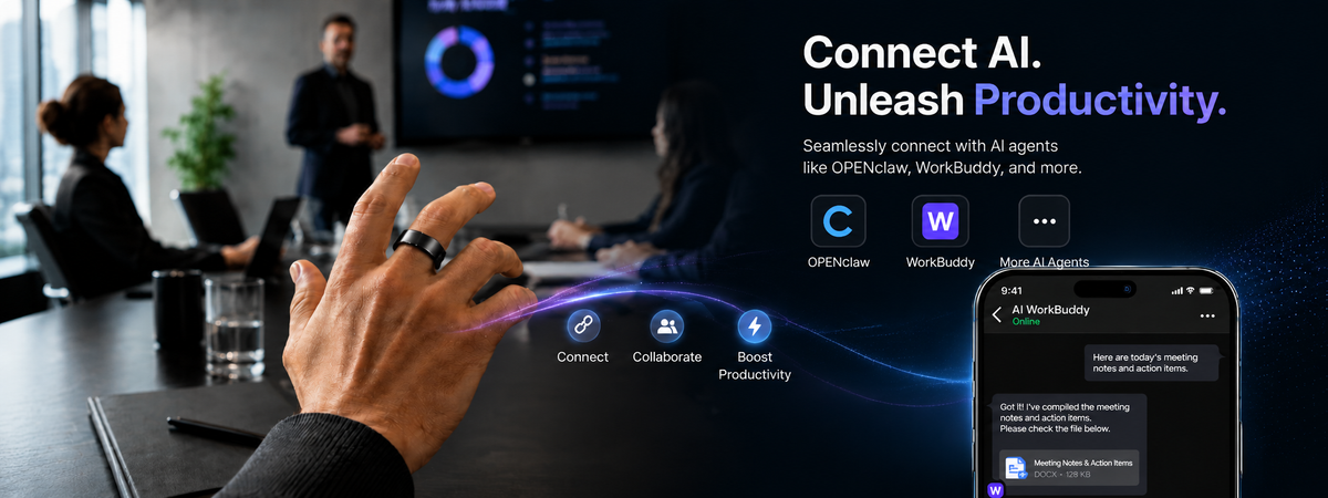 AWAAKII Ring H3 connected health system